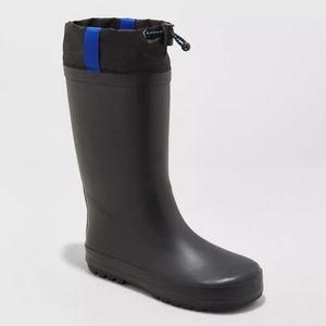 Boys' Caleb Rain Boots - Cat & Jack Black